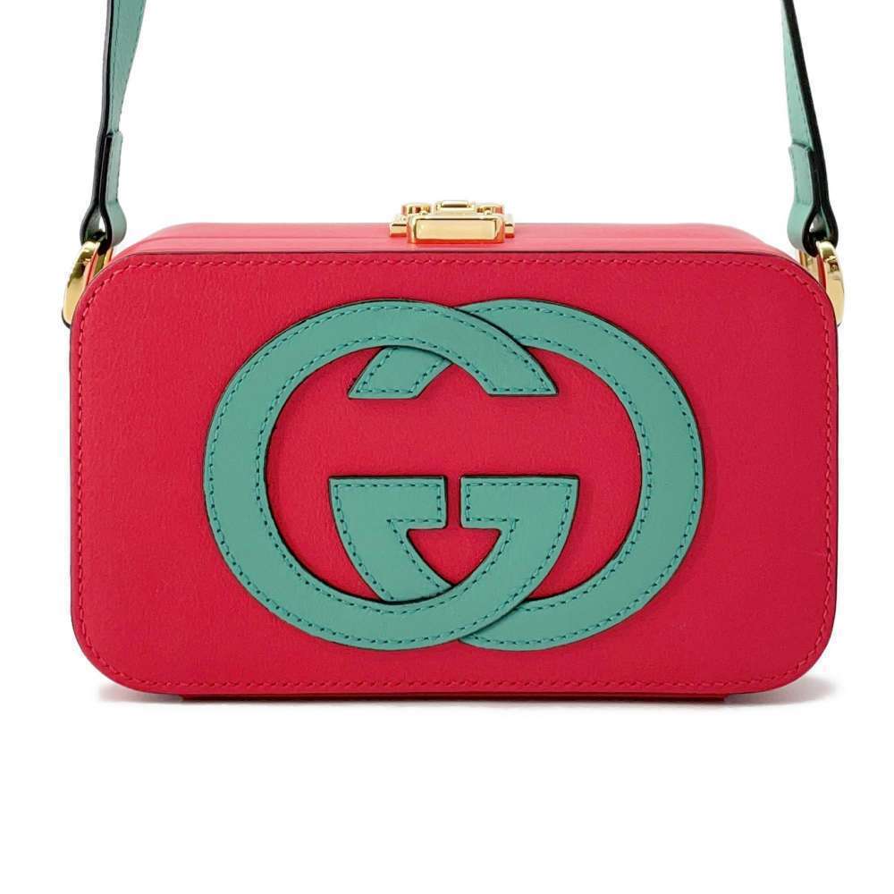 Gucci Shoulder Bag Interlocking GG Leather